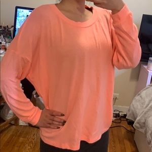 Nasty gal sweater oversized top neon coral S